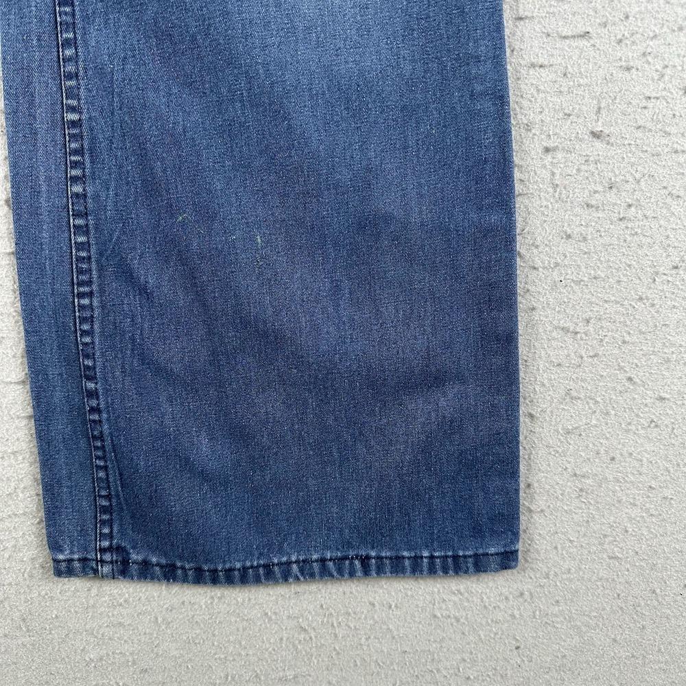 Vintage US Navy Trousers Mens 32x33 Flared Denim Type 1 Utility Pants Stencil - Picture 6 of 16